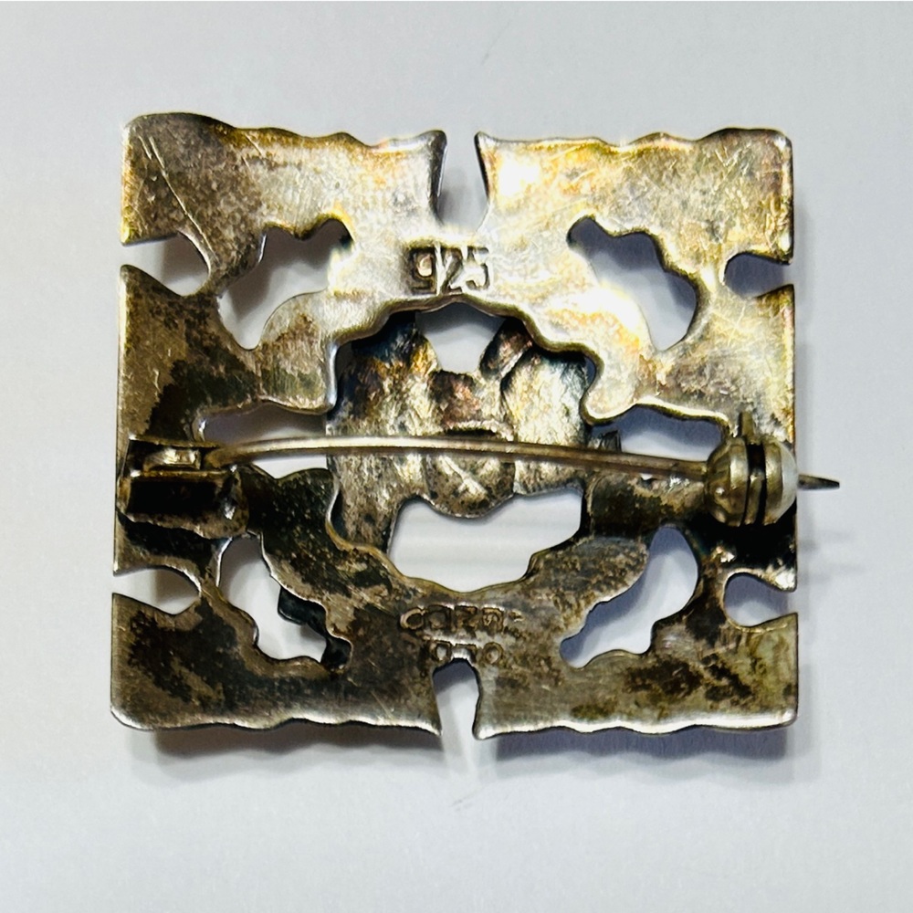 sterling silver vintage brooch. CUD CUZCO Peru Llama π¦. Great condition! Rare! - Picture 5 of 5
